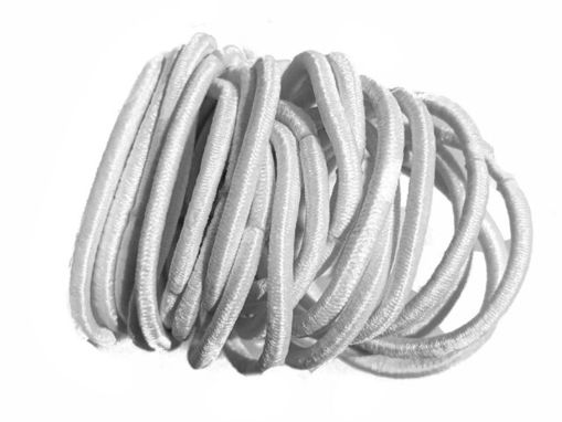 Picture of WHITE ELASTICS SMALL 20 PACK
